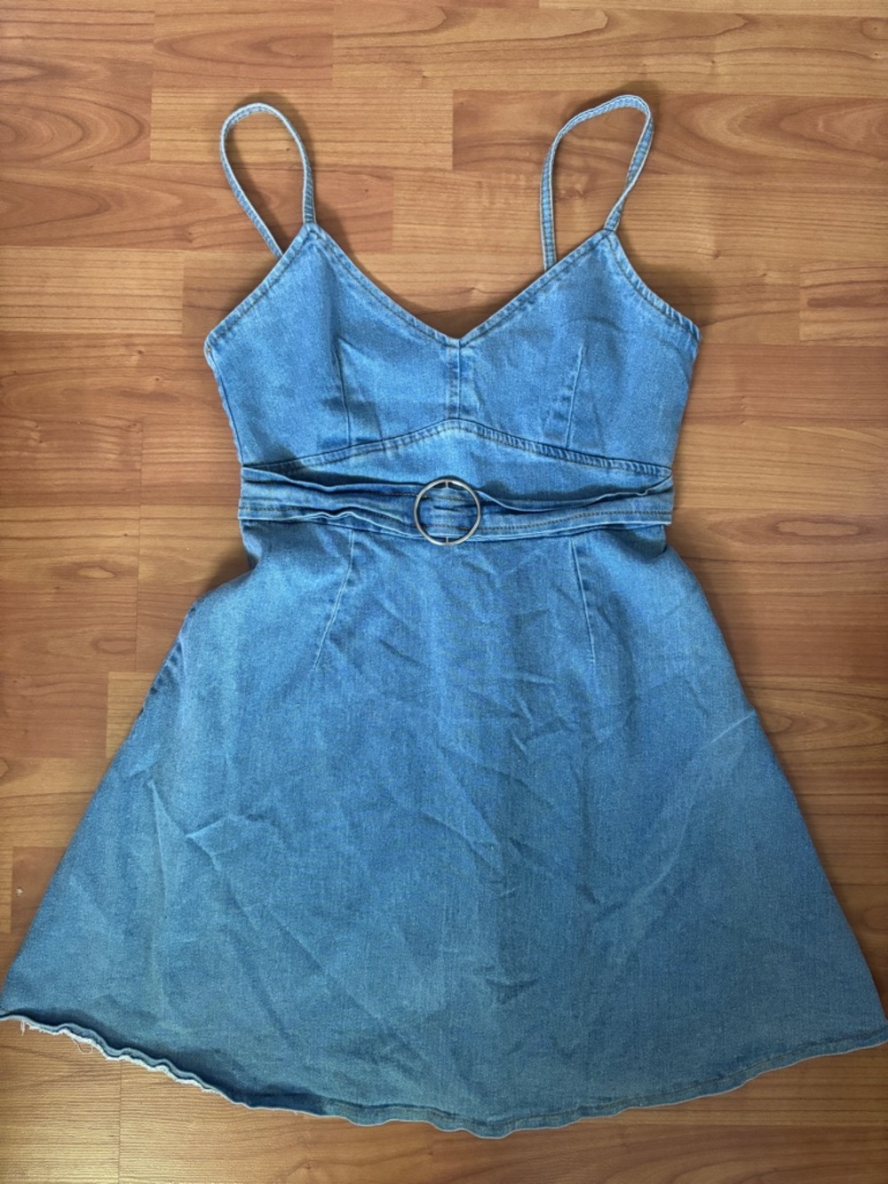 Denim Coastal Cowgirl Western-Style Y2K Mini Dress